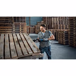 Bosch GSA 120 3000 spm 1200 W Noir, Bleu - Vue supplémentaire 5