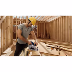 Bosch GKS 140 Professional 18,4 cm Noir, Bleu, Métallique, Rouge 6200 tr/min 1400 W - Vue supplémentaire 3