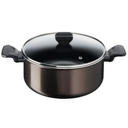 Tefal Easy Cook & Clean B5544602 casserole à sauce Rond Noir, Marron