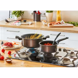 Tefal Easy Cook & Clean B5544602 casserole à sauce Rond Noir, Marron - Vue supplémentaire 5