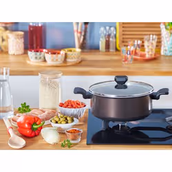 Tefal Easy Cook & Clean B5544602 casserole à sauce Rond Noir, Marron - Vue supplémentaire 6