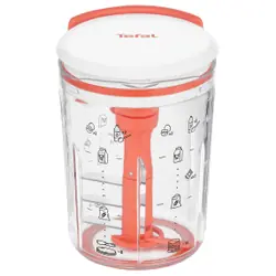 Tefal K1844404 ustensile pour râper et émincer Orange, Transparent