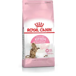 Royal Canin Kitten Sterilised croquette pour chat 2 kg Chatons Volaille, Riz, Légumes