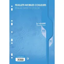 Clairefontaine 7962C bloc-notes 50 feuilles Bleu