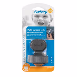 Safety 1st 3220660186952 Serrure de sécurité pour enfant Fermeture à sangle pour enfants Gris, Transparent 1 pièce(s) - Vue supplémentaire 2