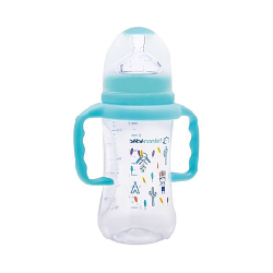 Bebe Confort – Biberon Maternity avec poignées 270 ml – Indians Bleu (6-24M +)