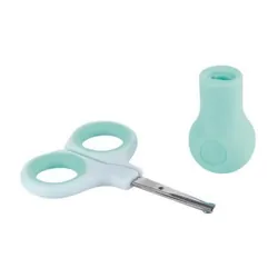 Bebe Confort – Ciseaux de sécurité avec base – Bleu Sailor (1-24 M)