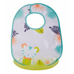 BEBE CONFORT BAVOIR TEXTILE AVEC RAMASSE-MIETTES JUNGLE VIBES