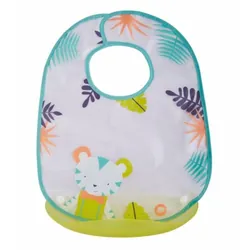 BEBE CONFORT BAVOIR TEXTILE AVEC RAMASSE-MIETTES JUNGLE VIBES