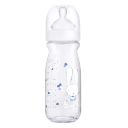 Bebe Confort Emotion biberon 270 ml Verre Transparent, Blanc