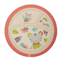 Bebe Confort – Assiette en Bambou avec compartiments – Jungle Vibes (18M +)