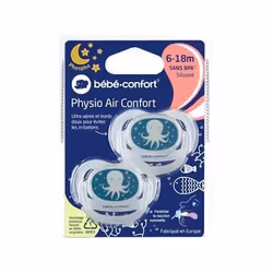 Bebe Confort 2 Sucettes Physio Air Confort phospho 6-18m Octopus - Vue supplémentaire 2