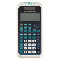 Texas Instruments TI College Plus calculatrice Poche Calculatrice scientifique Noir, Bleu, Blanc
