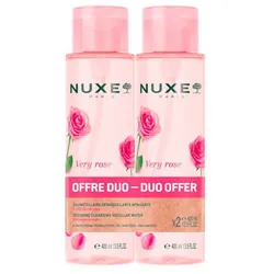 Nuxe Very rose Eau Micellaire Apaisante 3en1 Lot de 2 x 400 ml