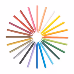 BIC KIDS Plastidecor Noir, Bleu, Marron, Or, Vert, Bleu clair, Vert clair, Orange, Rose, Rouge, Violet, Jaune 12 pièce(s) - Vue supplémentaire 2