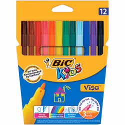 Feutres Coloriage Bic Kids VISA 18 (3270220002765)