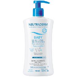 Gel Nettoyant Douceur 3 En 1 Peaux Sensibles 400ml Baby Peaux sensibles Neutraderm