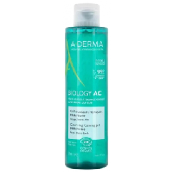 A-DERMA Biology AC Gel Moussant Nettoyant Purifiant Bio 200 ml