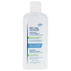 Ducray Kelual Squanorm Shampoing Traitant Régulateur Pellicules Grasses 200 ml
