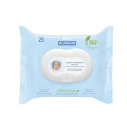 Lingettes nettoyantes au Calendula Klorane 25