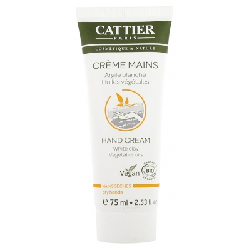 Creme Mains Seches Blanche Bio 75ml Argile Cattier
