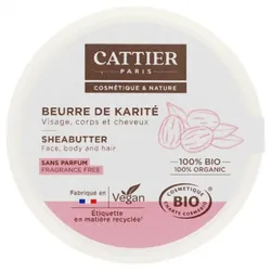 Cattier Beurre de Karité 100% Bio 100 g