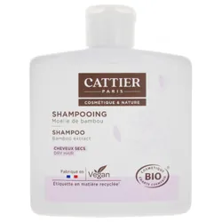 Cattier Shampoing Cheveux Secs Moelle de Bambou Bio 250 ml