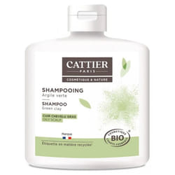 Cattier Shampoing Cuir Chevelu Gras Argile Verte Bio 250 ml