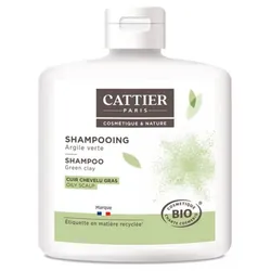 Cattier Shampoing Cuir Chevelu Gras Argile Verte Bio 250 ml