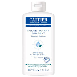 Cattier Gel Nettoyant Purifiant Bio 200 ml