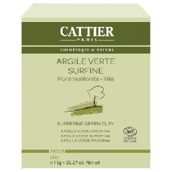 Verte Surfine Bio 1kg Argile Cattier