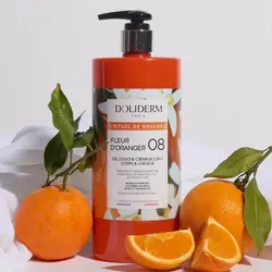 Cattier gel douche tilleul/fleur oranger 1L