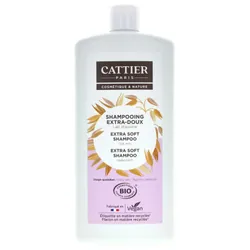 Cattier Shampoing Usage Quotidien Extra-Doux Lait d'Avoine Bio 1 L