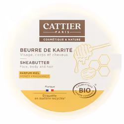 Cattier Beurre de Karité Parfum Miel Bio 100 g
