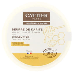 Cattier Beurre de Karité Parfum Miel Bio 100 g