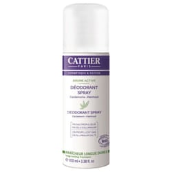 Cattier Brume Active Déodorant Spray 100 ml