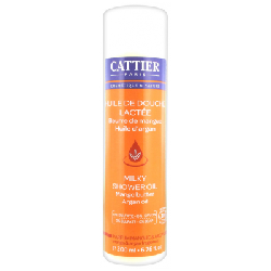 Cattier Huile de Douche Lactée Beurre de Mangue Huile d'Argan 200 ml