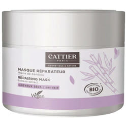 Cattier Masque Réparateur Cheveux Secs Moelle de Bambou Bio 200 ml