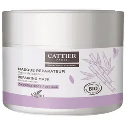 Cattier Masque Réparateur Cheveux Secs Moelle de Bambou Bio 200 ml