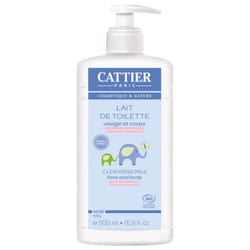 Lait De Toilette Hypoallergenique Visage Et Corps Bio 500ml Bebe Cattier