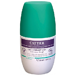 Deodorant 24h Roll-on Aloe Vera Et Sauge Bio 50ml Cattier
