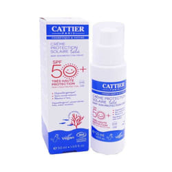 Cattier Crème Protection Solaire Bébé SPF50+ Bio 50 ml