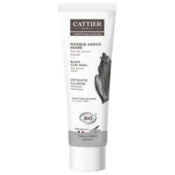 Cattier Masque Argile Noire Tous Types de Peaux Bio 100 ml