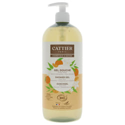 Cattier Gel Douche Aloe Vera Clémentine Fleur d'Oranger Bio 1 L