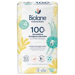 Biolane Couches Naturelles 44 Couches Taille 4 (7-18 Kg)
