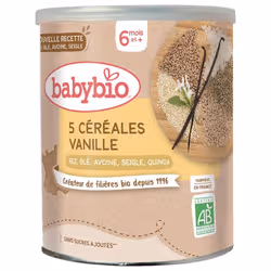 Babybio Céréales Vanille 6 Mois et + Bio 220 g