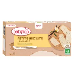 Petits Biscuits à la Vanille 160g Dès 12 Mois Babybio