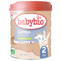 Babybio Caprea 2 au Lait de Chèvre de 6 à 12 Mois Bio 800 g