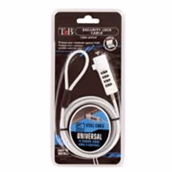 T'nB MCAV3W câble antivol Blanc 1,8 m - Vue supplémentaire 2