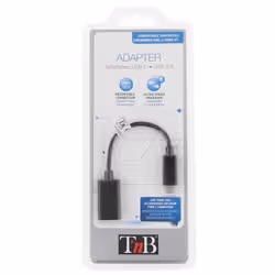 T'nB TCMUSBF câble USB 0,1 m USB 3.2 Gen 1 (3.1 Gen 1) USB C USB A Noir - Vue supplémentaire 2